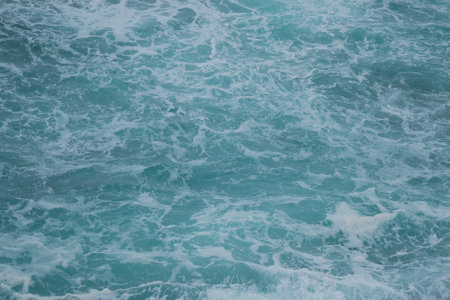 Wide blue oceanの写真素材