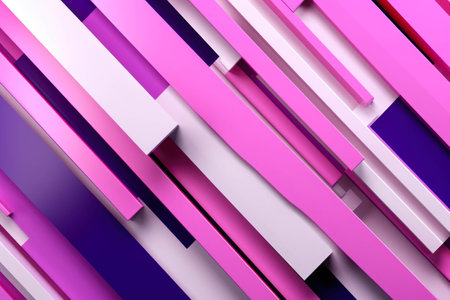 Abstract geometric background with purple and violet stripes. Vector illustration for your designの素材