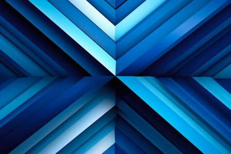 Blue abstract geometric background. Vector illustration. Can be used for wallpaper, web page background, web banners.の素材
