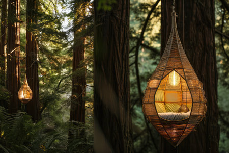 Luxury Loft in the Leaves. Expansive Treehouse Suite with Skylights.の素材
