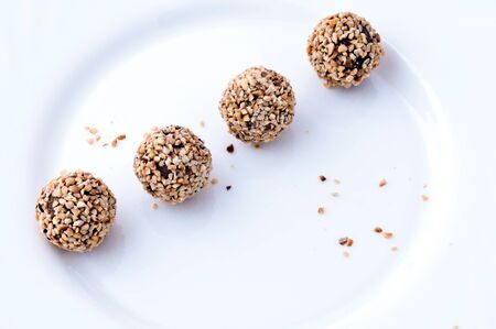 Sweet balls with the nuts