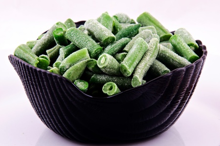 IQF green beansの写真素材