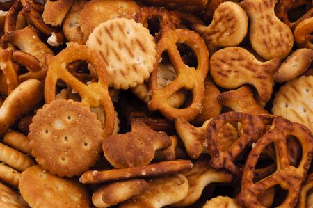 salted crackersの写真素材