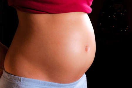 My wife pregnancyの写真素材