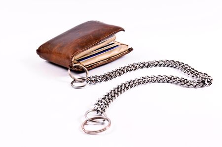 wallet and chainの写真素材