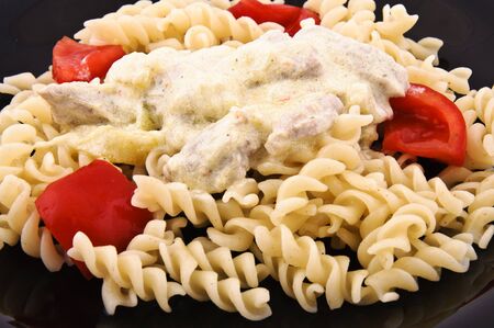 Pasta saladの写真素材
