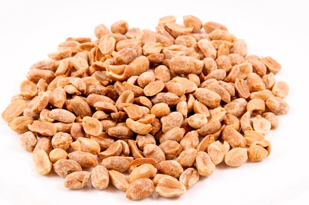 Peanuts isolated  on white background