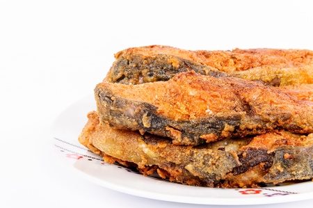 The fried saltwater fish