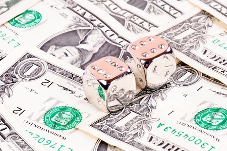 Dollars and diamond dices