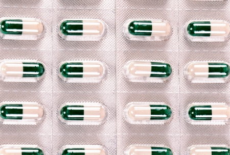 Capsula pills in the full frame