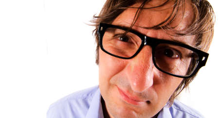Business man with eyeglasses
