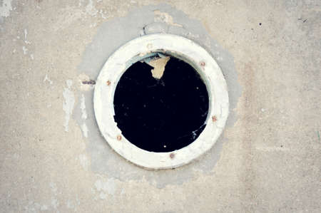 Wall hole background