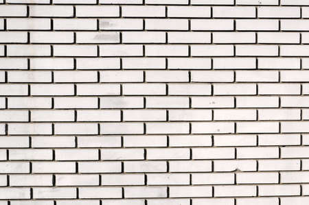 White bricks wall background