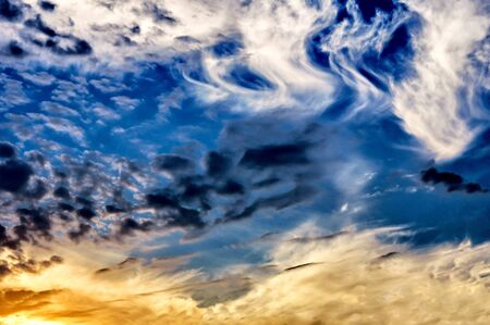 Dramatic sky in Belgrade