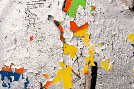 Wall with colors backgroundの写真素材