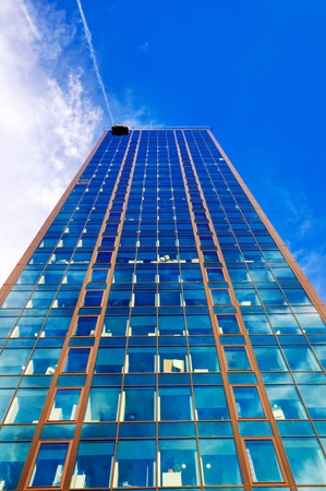 Under the skyscraper の写真素材