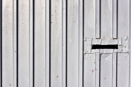 Metal post box background