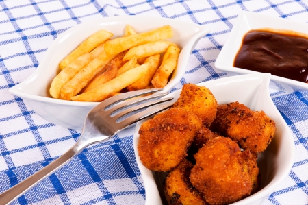 Tasty food on the tableの写真素材
