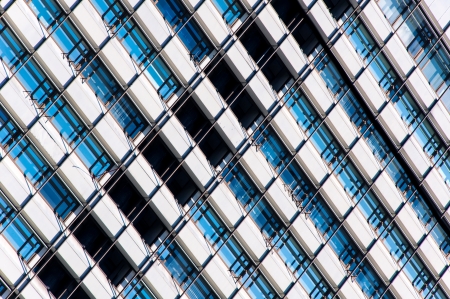 Abstract windows on the modern buildingの写真素材
