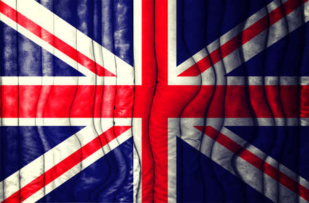 Abstract United Kingdom flag as the backgroundの写真素材