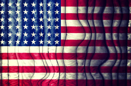 Abstract American flag as the backgroundの写真素材
