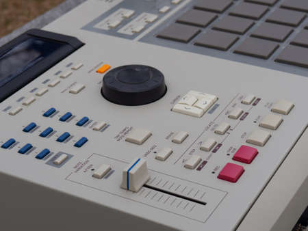 electronic musical instrument, drum machine for creating hip-hop instrumentals, rap musicの写真素材