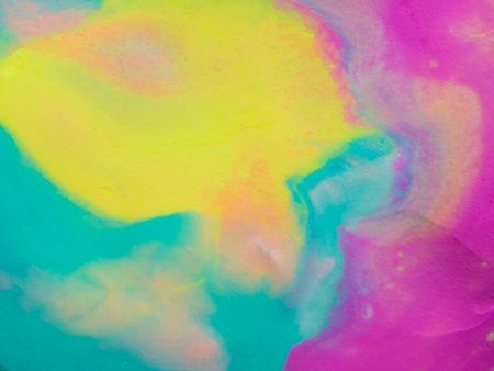 colorful abstract background with plasticine fingerprints.の写真素材