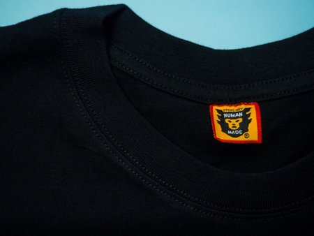 moscow. russia. 08.06.2022.human made logo close up.