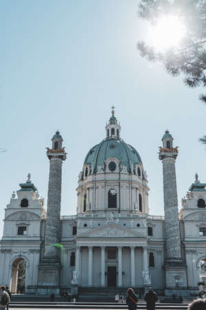 St. Stephen's Basilica in Vienna, Austriaの写真素材