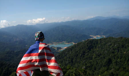 Top view of Bukit Kutuのeditorial素材