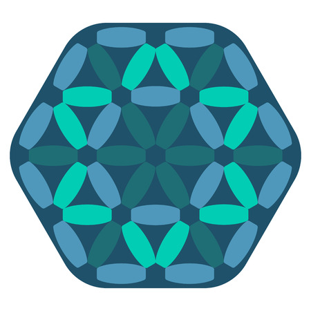 Vector abstract blue patternのイラスト素材