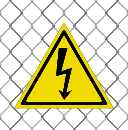 Steel mesh seamless texture with signのイラスト素材