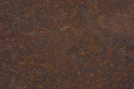 Photo of a brown grunge rusty metal texture background