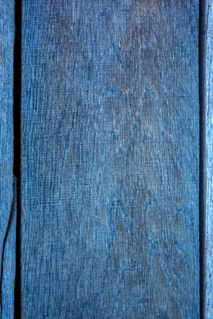 Photo of an old blue wooden board textureの写真素材