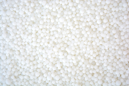 Photo of white saltpeter texture consist of many little ballsの写真素材