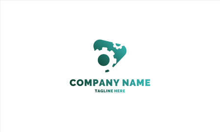 gear logo template for any company or individualのイラスト素材