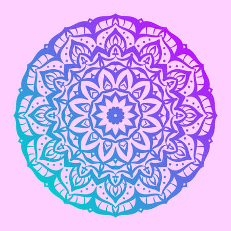 mandalas vector trendy color peaceful decoration energy booster for brand and web or print elementのイラスト素材