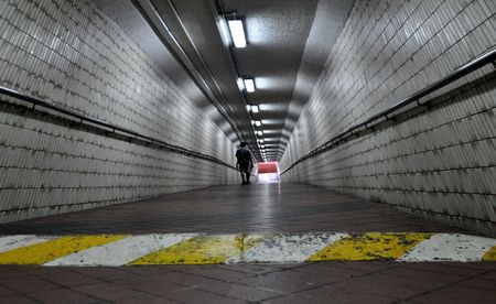 Pedestrian Underpassの写真素材