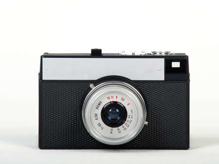 Soviet Lomo toy camera isolated on white background 