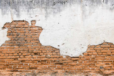 white exposed brick concrete wall.