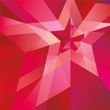 Red Star with the verge on the abstract backgroundのイラスト素材