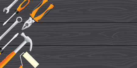Happy Labor Day banner. Design template. Vector illustrationのイラスト素材