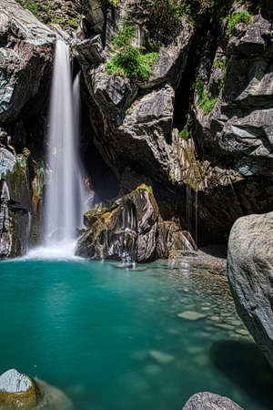 Waterfalls of Lanterna creekの写真素材