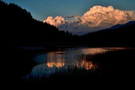Piangembro at sunset fine artの写真素材