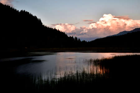 Piangembro at sunset fine artの写真素材