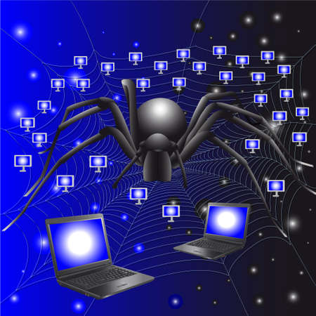 world Wide Web. internet. computer. Vector illustrationのイラスト素材