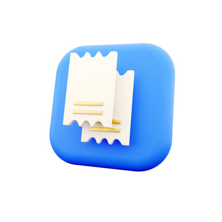 3d render coupons isolated on white background. 3d rendering. Coupons icon 3d.の写真素材