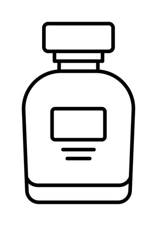 Perfume, pheromones, sex vector icon on transparent background. Outline Perfume, pheromones, sex vector iconのイラスト素材