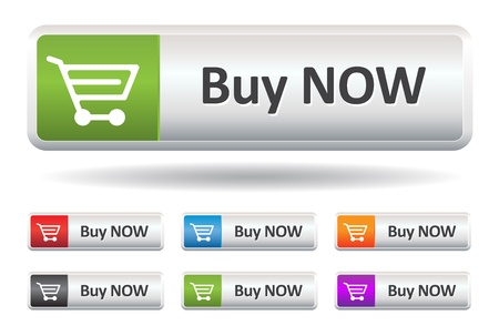 This image is a vector illustration representing a buy button what can be scaled to any size without loss of resolution のイラスト素材