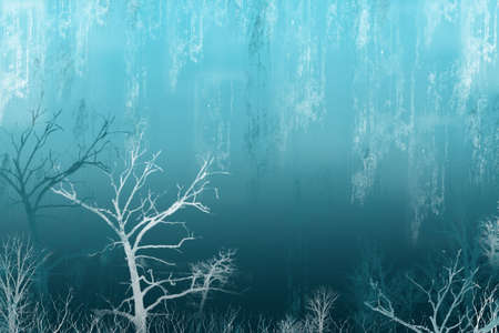 Acid Rain blueの写真素材